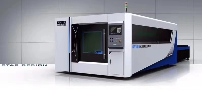 ماشین برش لیزری فیبر مبادله میز 380V / 50HZ برای صفحه فولاد کربن 2